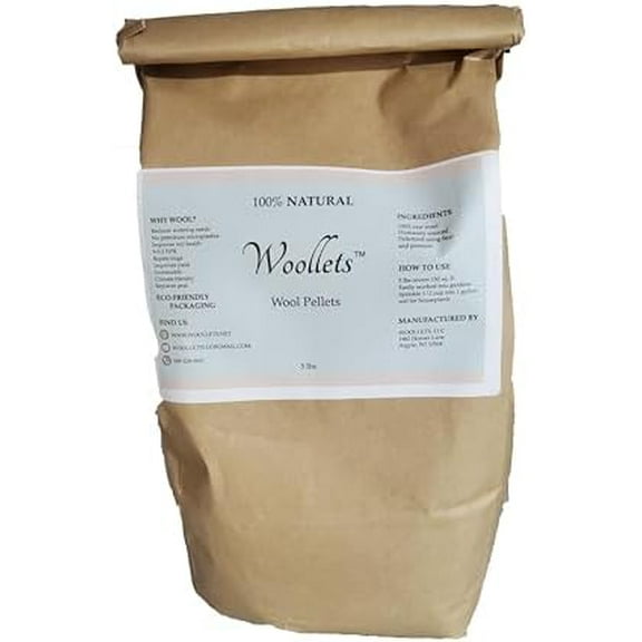 Wool Pellets Gardening Soil Mulch - 5 lb Bag$$Garden & Patio