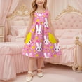 thumbnail image 5 of Edvintorg Girl's Casual Dresses Summer Loose Stretchy A Line Dress Cute Printed Crewneck Sleeveless Tank Sundresses with Pocket Beach Vacation Clothes 3-14 Years, 5 of 7