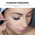 thumbnail image 3 of LIOOBO Slanted Tweezers Fine Hair Tweezers Stainless Steel 6Pcs, 3 of 6