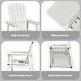 thumbnail image 7 of Costway Patio Kids' Adirondack Chair Seat Weather Resistant for Ages 3-8 White, 7 of 7
