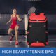 thumbnail image 4 of Bolsa para raquetas de bádminton de gran capacidad de 25 l con capacidad para 3 raquetas con bolsillo para botella de agua Likrtyny Para Estrenar, 4 of 8