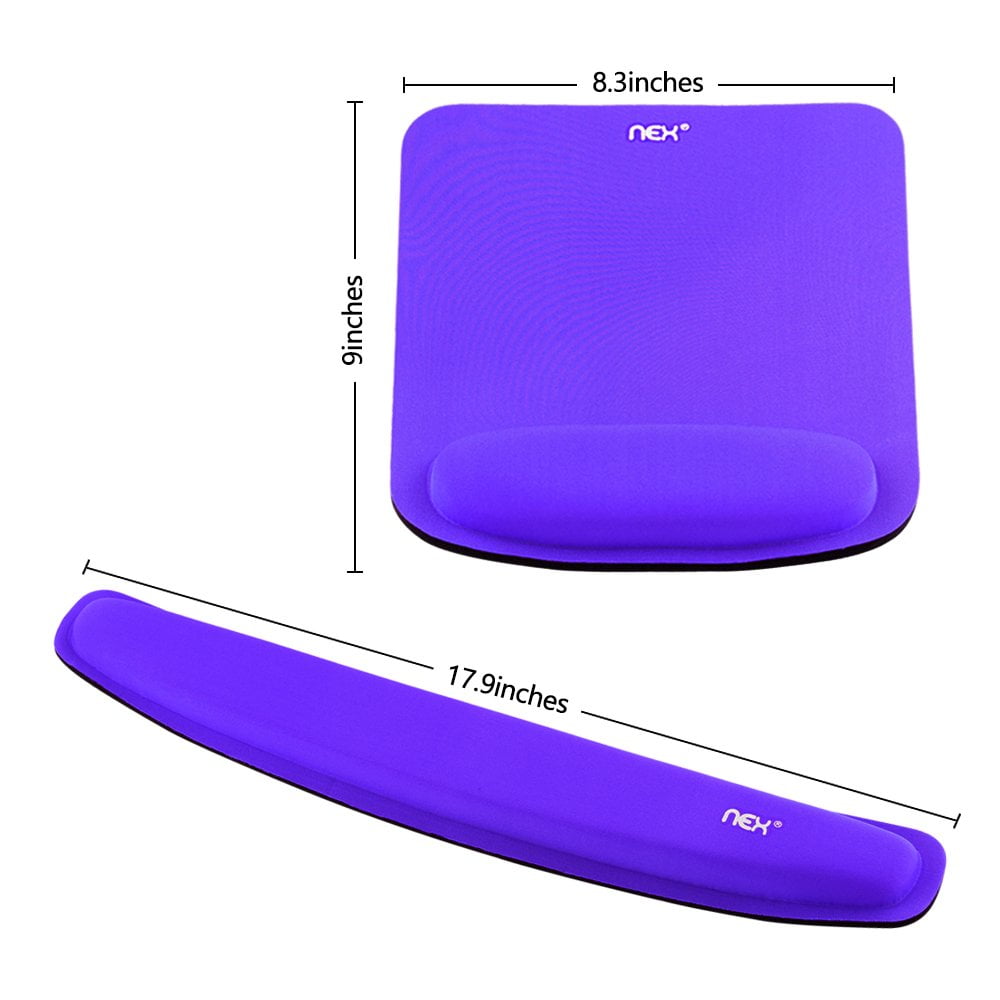 NEX Ergonomic Mouse Pad with Wrist Support, Memory Foam Keyboard Wrist –  Oberon Distribution