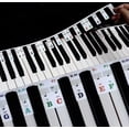 thumbnail image 2 of Guía de notas de piano para principiantes, etiquetas de notas de teclado de piano extraíbles para aprender, accesorios de piano para tamaño completo de 88 teclas, 2 uds., 2 of 5