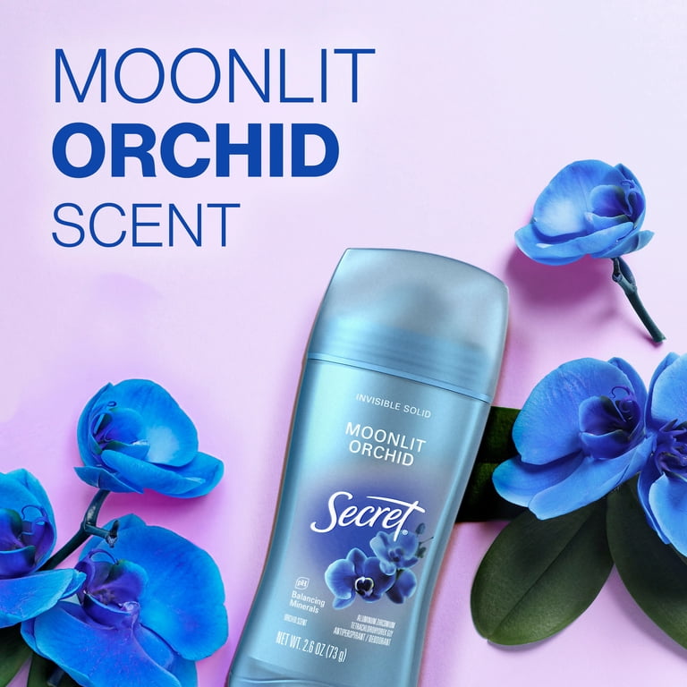 Secret Invisible Solid Antiperspirant & Deodorant, 2.6oz, Moonlit