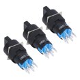 thumbnail image 3 of 3 Positions  Switches, Selector Switch Silver Contact Mini  For Machine Tools For Textiles For Light Industry AC DC24V, 3 of 8