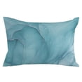 thumbnail image 7 of Modern Abstract Marble Texture Outdoor Pillow Covers Set of 2,Decorative Waterproof Throw Pillow Case,Blue Agate Stone Silver Stripe Cotton Linen Soft Cozy Cushion Pillowcases, 7 of 7