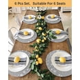 thumbnail image 4 of 15 Inch Round Placemats Set of 4, Grey Christmas Non Slip Heat Insulation PP Table Mats, Xmas Snowflake Ball Winter Snowflake Washable Place Mats for Kitchen Dining Party Table Decor, 4 of 7