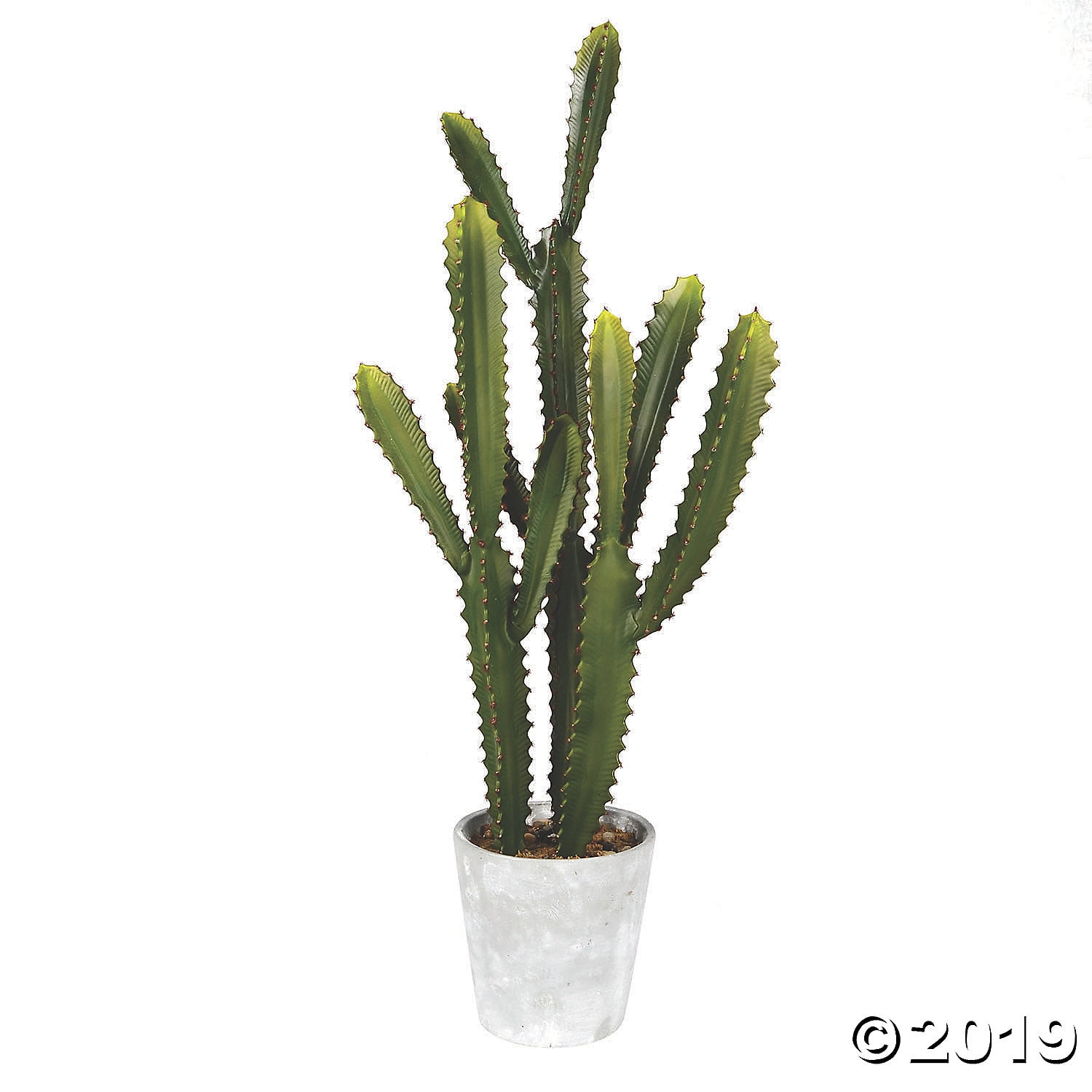 Vickerman Artificial 29" Green Cactus Plant