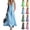 Style1-Blue dresses for women, variant on Maqroz Womens Button Down Sleeveless Pocket Cotton Linen Striped Long Maxi Dress Casual Summer Beach Sundress Army Green XXL