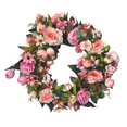 thumbnail image 1 of de flores artificial de primavera de 16 pulgadas para puerta delantera, pared, boda, decoración de, 1 of 9