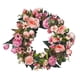 thumbnail image 1 of rosas artificiales de 16 pulgadas, Floral de primavera, de para puerta delantera, ventana,, 1 of 9