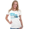 thumbnail image 3 of Classic Video Game Mega Man Blaster Women's T Shirt Ladies Tee Brisco Brands L, 3 of 5