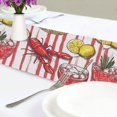 thumbnail image 4 of Yayeee Table Runner 70 inches Long Home Kitchen Dinning Party Decoration, Red Lobster, 4 of 7