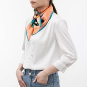 100% Mulberry Silk Scarf for Women Neck Head,Square Scarf 35x35for Hair Wrap for Bag,Small Hair Scarf Headscarf