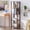 Brown, variant on LELELINKY 4-Tier Tall Wooden Bookshelf with Storage, Industrial Modern Bookcase for Small Spaces, Living Room, White