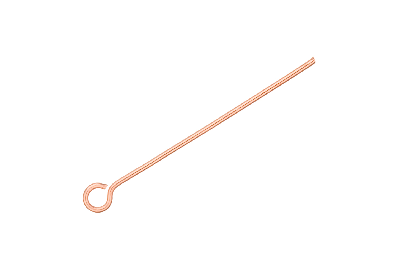 100pcs 21Ga Open Eye Pins Antique-Copper Plated 1.25-Inch Beading