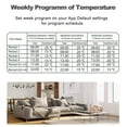 thumbnail image 3 of Thermostat WiFi Smart Thermostat Temperature Controller Weekly Programmable Button Control/ Mobile APP/ Voice Control Compatible with Alexa/ Home, for Water Heating 5A, 3 of 7