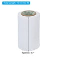 thumbnail image 2 of Uxcell 4.7"x49.2ft Pipe Wrapping Tape Non Stick Duct Tape Pipes Insulation Air Conditioner Tube Wrap Outdoor White, 2 of 6