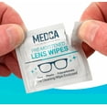 thumbnail image 2 of MEDca Lens Cleaning Wipes – 105 Pack Pre-Moistened Individually Wrapped Cloths for Glasses, Phones, Tablets, Cameras & Electronics, 2 of 6