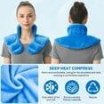 thumbnail image 3 of Chumajor Microwave Heating Pad for Neck and Shoulders, Shoulder Wrap to Reduce Discomfort, Herbal Aromatherapy, Moist Heat Warmer Hot & Cold Compress, 3 of 10