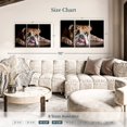 thumbnail image 3 of Elephant Stock Sad Bulldog Wall Art - Horizontal Multi Panel Canvas - Living Room Wall Decor - Animal Multi Panel - Black And Orange Decor - 38" x 24", 3 of 4
