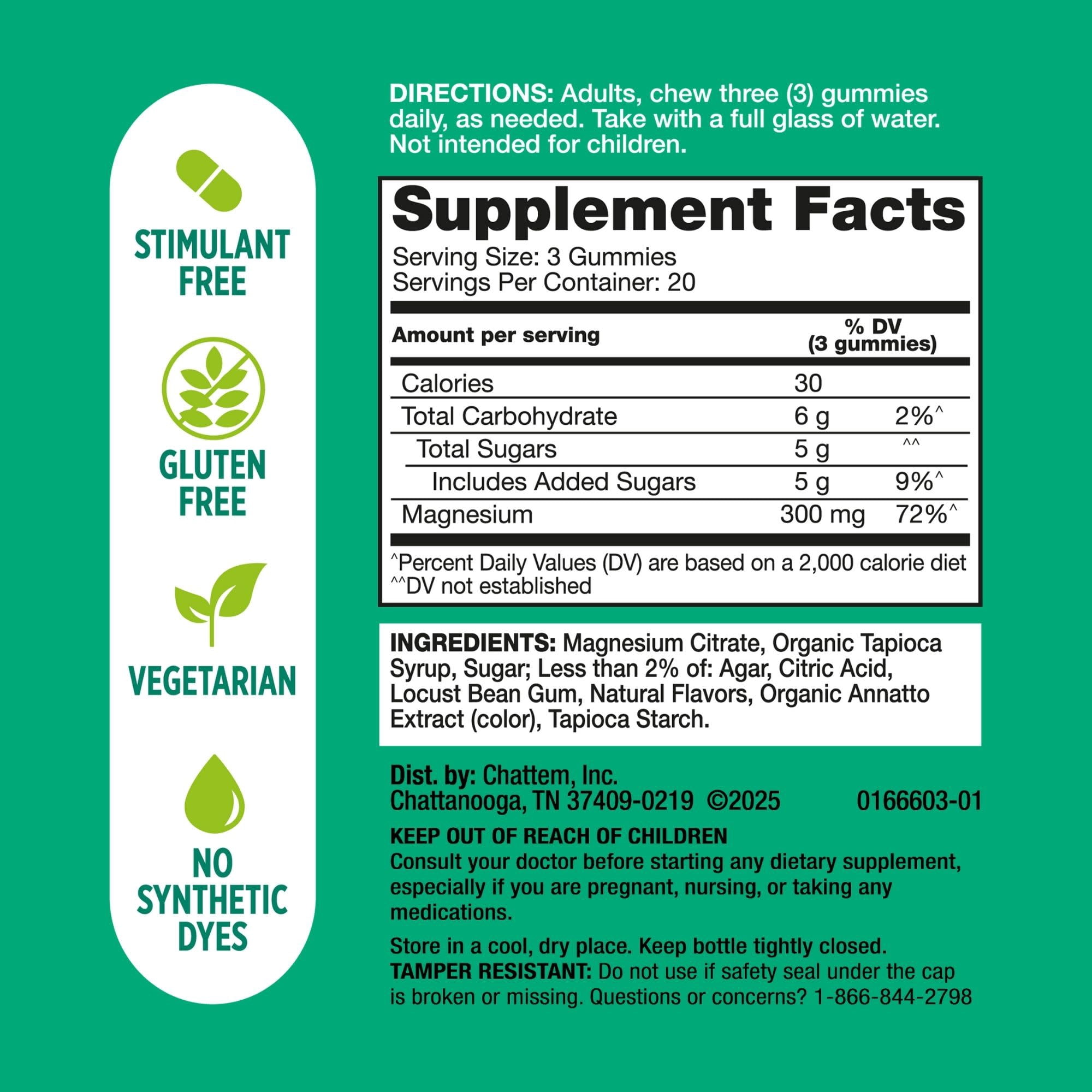 Dulcolax Daily Gut Support Gummies, Magnesium Formula, Stimulant-Free, Orange Flavor, 60 Count