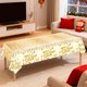 thumbnail image 4 of Mantel de Plástico para Fiesta de Nochevieja, Color Negro, Blanco y Dorado, Ideal para Año Nuevo. Suministros para Decorar La Mesa., 4 of 6