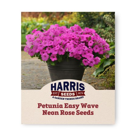 Harris Seeds Easy Wave 302395 Petunia Plant Seeds, Rose Pink, Annual Plant Type