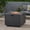 Brown, variant on Harper & Bright Designs Outdoor Iron Propane Fire Pit with 50, 000 BTU, Patio Square Gas-burning Fire Pit with a Built-In Space for Tank, 31 inch, Brown