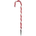 thumbnail image 4 of Northlight Lighted Candy Cane Outdoor Christmas Pathway Markers- Clear Lights - 28" White Wire - 3ct, 4 of 9