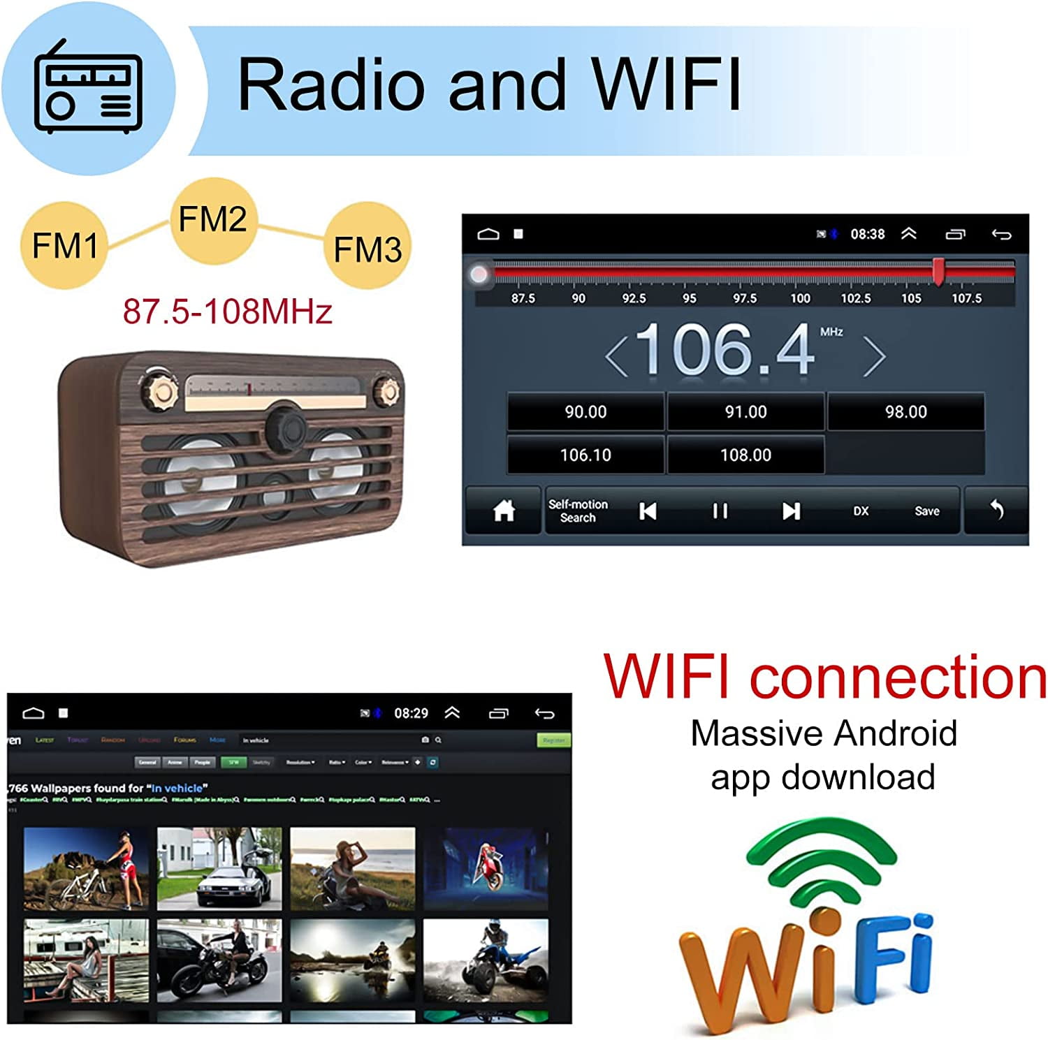 RADIO NAVEGADOR 10,1 Universal 1 DIN, Pantalla giratoria 360º GPS ANDROID  10.0 – Mister Radio GPS