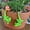 Gecko, variant on Set of 2 Funny Bird Catching Gecko Figurines Flower Pot and Vase Hugger, Resin Lizard Statue Garden Planter Pot Decorations, Terrarium Edge Hanger Ornaments
