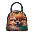 thumbnail image 1 of Easygdp Colorful Leaf Chihuahua Bolsa de Almuerzo Insulada Grande, Forro de Aluminio, Diseño Espacioso, a Prueba de Fugas, Ideal para Trabajo, Picnics, Viajes y Actividades al Aire Libre, 1 of 6
