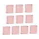 thumbnail image 3 of 10 cajas de almacenamiento para uñas a presión, cuadradas y transparentes. Rosa, 3 of 9