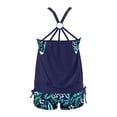 thumbnail image 6 of Tankini Swimsuits for Women Fashion Strappy Top And Pocketed Swim Bottoms Two Piece Swimwear Bathing Suit 2026, 6 of 6