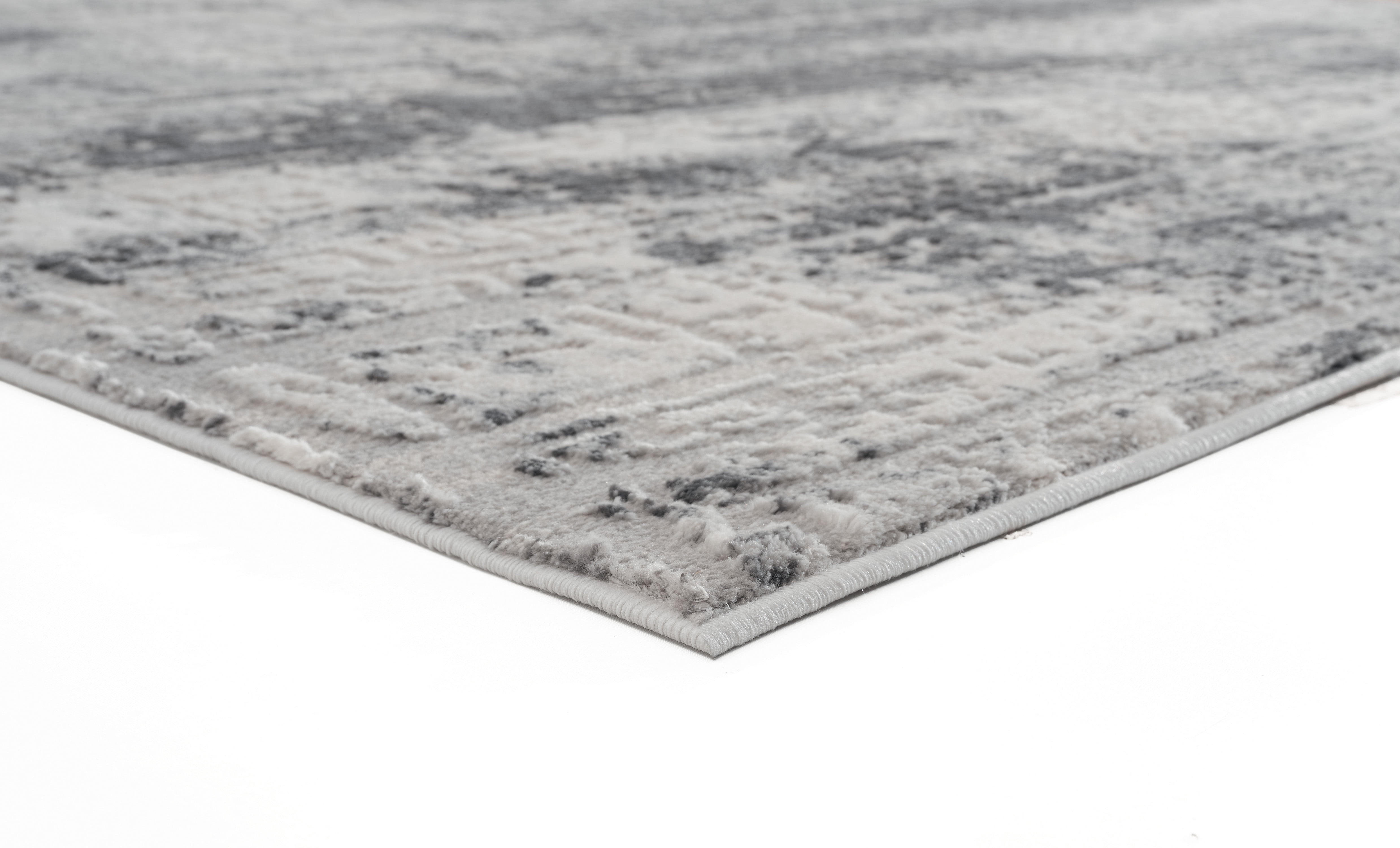 United Weavers Rasbora Pelco Contemporary Abstract Area Rug, Grey, 12'6" x 15'