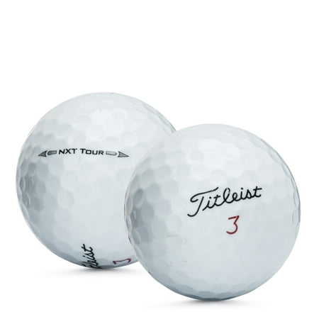 Titleist NXT Tour Golf Balls, Used, Practice Quality, 100 (Best Golf Ball For Under 100 Mph Swing Speed)