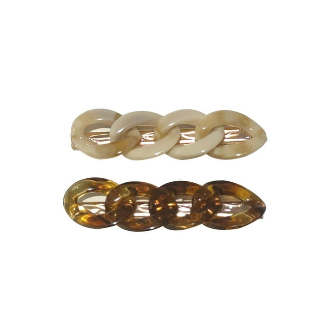 Guardurnaity Pinzas para el cabello para mujer, horquilla brillante, accesorios de maquillaje para peluquería, decoración, horquilla, regalos para Accesorio para el cabello ámbar beige Guardurnaity AP004341-03