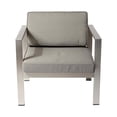 thumbnail image 2 of Pangea Home Karen Modern Aluminum Frame Outdoor Chair in Gray Taupe, 2 of 4