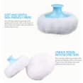 thumbnail image 5 of Baby Powder Puff Box, Velvet Non-Shedding Dry Powder Puff Container for Body Powder and Prickly Heat Powder, 5 of 8