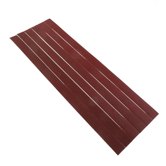 COOPHYA Guitar Fret Polishing 6Pcs Dark Red Sandpaper Kit for Luthier Tools