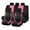 Pink, variant on Autoking Cover Universal Car Seat Covers Set Lattice Polyester 4pcs/9pcs Racing Seat Protector Accessories Interior Pink-Set