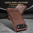 thumbnail image 6 of TECH CIRCLE for iPhone Air Leather+TPU Credit Card Slot Wallet Case with Card Holder Flip Kickstand, Shockproof Protective Drop Protection,Magnetic 360 Full Body Coverage,Blue, 6 of 8