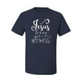 thumbnail image 2 of Funny Christian Quote Jesus Loves This Hot Mess Inspirational/Christian Men's Graphic T-Shirt, Navy, 3XL, 2 of 3