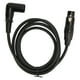 thumbnail image 4 of Cable XLR De ángulo Recto Macho A Hembra, Sonido Claro Resistente A La Suciedad Cable De Micrófono XLR Macho A Hembra De ángulo Recto 4.9 Pies Resistente Al Desgaste Para, 4 of 8
