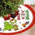 thumbnail image 5 of Christmas Tree Skirt 48 inches, Soft and Funny Xmas Tree Mat Christmas Tree Decorations for Xmas Winter Holiday Home Party Decor, 5 of 6
