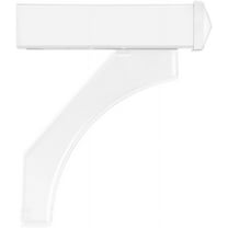 Salsbury Industries 4377WHT Arm Kit Replacement for Deluxe Post for 1 Roadside Mailbox, White