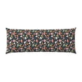thumbnail image 2 of KLL Ultra Soft Microfiber Body Pillow Cover/Pillowcases 20"x54" with Hidden Zipper Closure-Autumn Fox Owl, 2 of 8