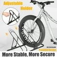 thumbnail image 2 of CyclingDeal Fat Bike Parking Rack for 2 Bikes 26"-29" MTB Road Max 4" Tire Width, 2 of 6