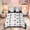 Grey White, variant on Feelyou Cute Bowknot Football Queen Bedding for Girls, Cartoon Ribbon Star Print Bedding Comforter Set Queen, Pink Reversible, 7pcs
